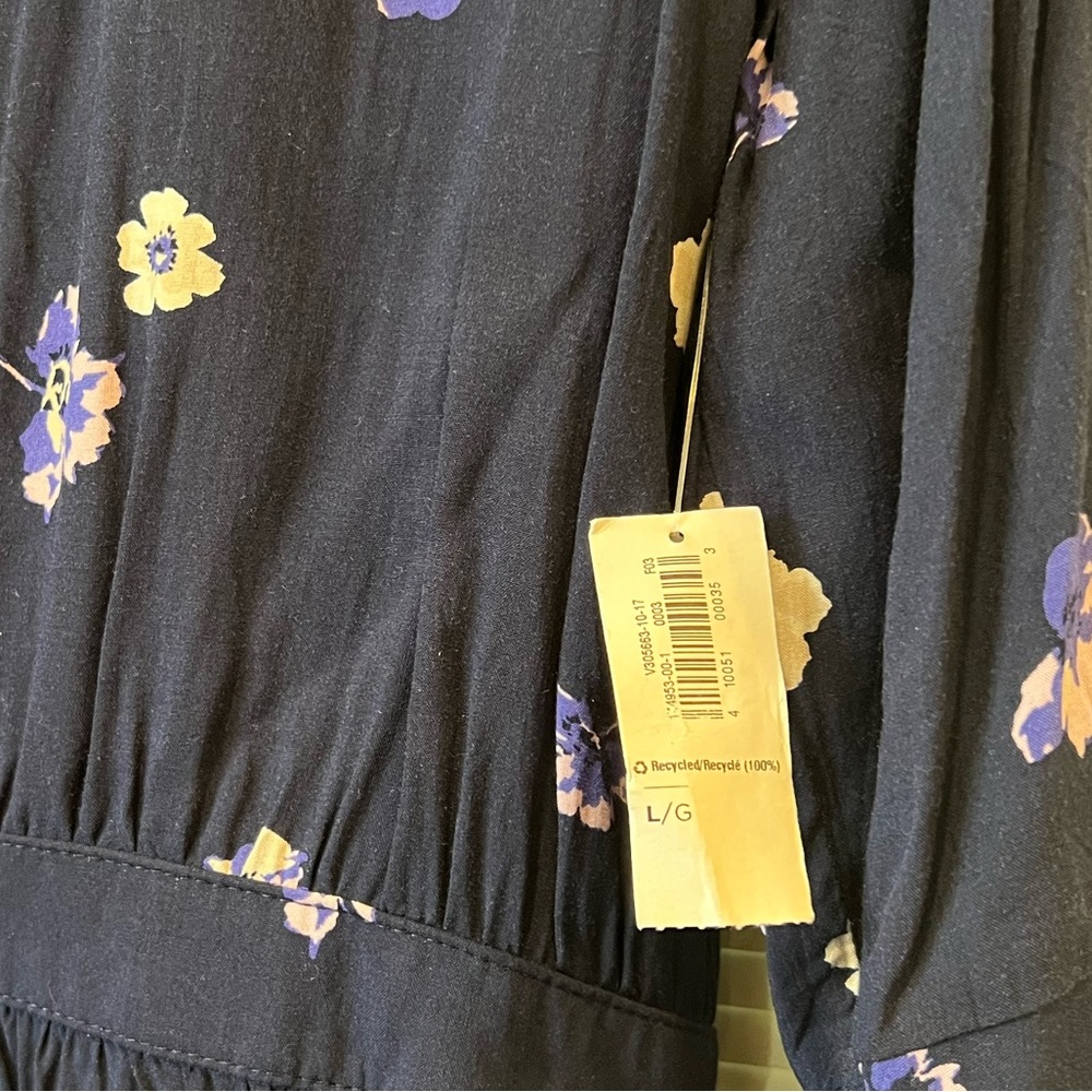 Old Navy Swing Floral Easter Dress size large; Large Dress with Sleeves - Picture 10 of 10